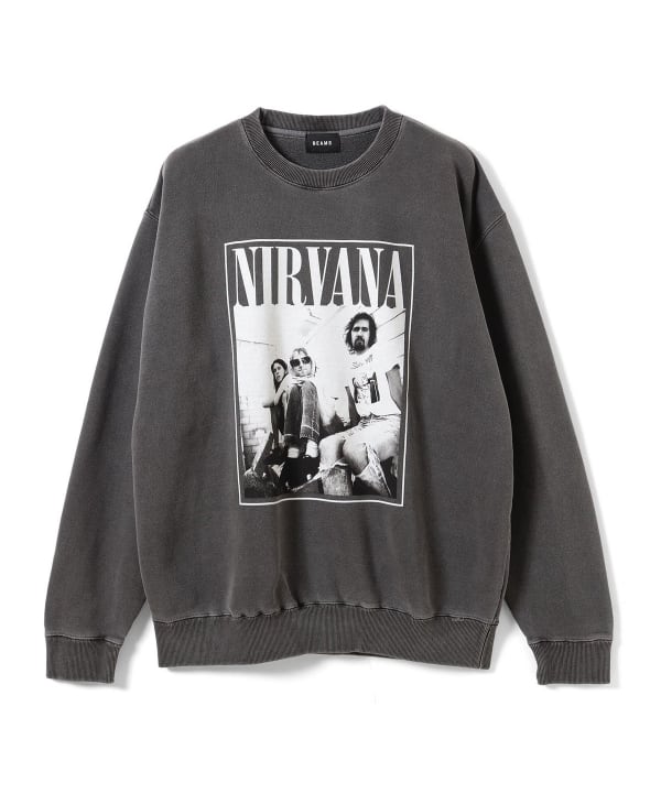 GOOD ROCK SPEED × BEAMS NIRVANA CREWNECK SWEAT①の公式商品・広報画像